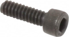 Value Collection - #6-32 UNC Hex Socket Drive, Socket Cap Screw - Alloy Steel, Black Oxide Finish, Fully Threaded, 7/16" Length Under Head - Benchmark Tooling