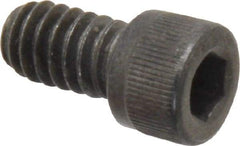 Value Collection - 1/4-20 UNC Hex Socket Drive, Socket Cap Screw - Alloy Steel, Black Oxide Finish, Fully Threaded, 7/16" Length Under Head - Benchmark Tooling