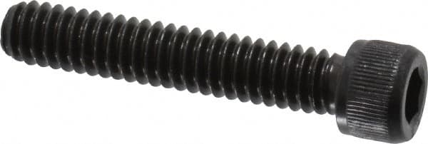 Value Collection - 1/4-20 UNC Hex Socket Drive, Socket Cap Screw - Alloy Steel, Black Oxide Finish, Fully Threaded, 1-3/8" Length Under Head - Benchmark Tooling