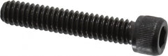 Value Collection - 1/4-20 UNC Hex Socket Drive, Socket Cap Screw - Alloy Steel, Black Oxide Finish, Fully Threaded, 1-3/8" Length Under Head - Benchmark Tooling