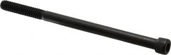 Value Collection - 1/4-20 UNC Hex Socket Drive, Socket Cap Screw - Alloy Steel, Black Oxide Finish, Partially Threaded, 4" Length Under Head - Benchmark Tooling