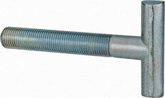 Gibraltar - 1/2-20, 2-1/2" Thread Length, Zinc Plated, Steel T Strap Bolt - 3-1/2" Length Under Head, Grade 5, 2" Head Width x 1/2" Head Height - Benchmark Tooling