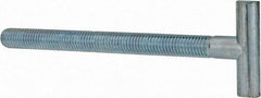 Gibraltar - 1/2-13, 5-1/2" Thread Length, Zinc Plated, Steel T Strap Bolt - 6-1/2" Length Under Head, Grade 5, 2" Head Width x 1/2" Head Height - Benchmark Tooling