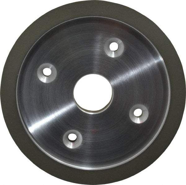 Made in USA - 6" Diam, 1-1/4" Hole Size, 3/4" Overall Thickness, 150 Grit, Type 6 Tool & Cutter Grinding Wheel - Very Fine Grade, Diamond - Benchmark Tooling