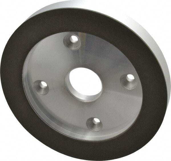 Made in USA - 6" Diam, 1-1/4" Hole Size, 3/4" Overall Thickness, 150 Grit, Type 6 Tool & Cutter Grinding Wheel - Very Fine Grade, Diamond - Benchmark Tooling