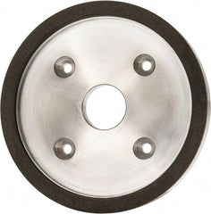 Made in USA - 6" Diam, 1-1/4" Hole Size, 3/4" Overall Thickness, 150 Grit, Type 6 Tool & Cutter Grinding Wheel - Very Fine Grade, Diamond - Benchmark Tooling
