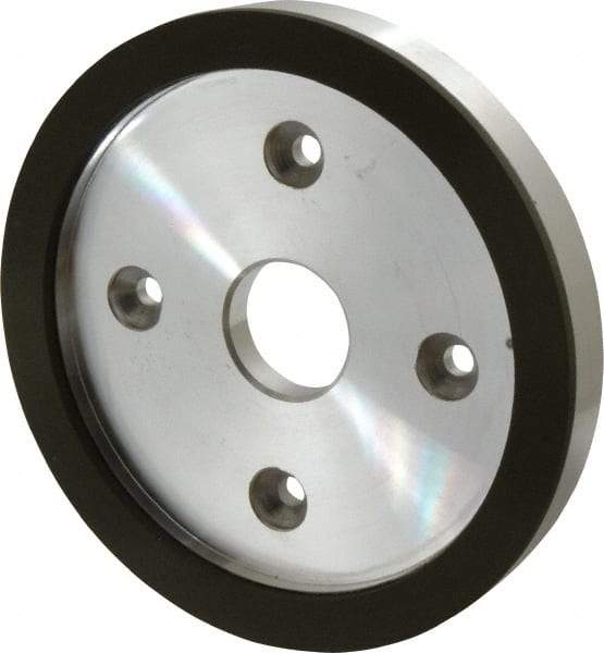 Made in USA - 6" Diam, 1-1/4" Hole Size, 3/4" Overall Thickness, 150 Grit, Type 6 Tool & Cutter Grinding Wheel - Very Fine Grade, Diamond - Benchmark Tooling