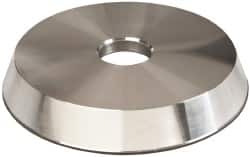 Made in USA - 6" Diam, 1-1/4" Hole Size, 1" Overall Thickness, 150 Grit, Type 12 Tool & Cutter Grinding Wheel - Very Fine Grade, Diamond - Benchmark Tooling