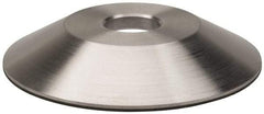 Made in USA - 6" Diam, 1-1/4" Hole Size, 1" Overall Thickness, 100 Grit, Type 12 Tool & Cutter Grinding Wheel - Fine Grade, Diamond - Benchmark Tooling