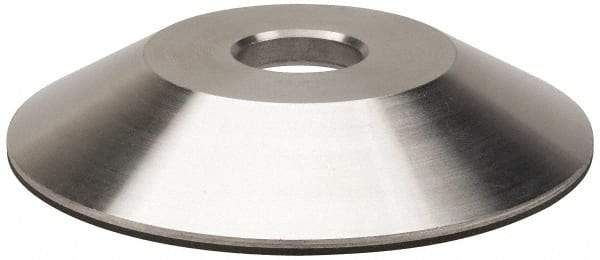 Made in USA - 6" Diam, 1-1/4" Hole Size, 1" Overall Thickness, 150 Grit, Type 12 Tool & Cutter Grinding Wheel - Very Fine Grade, Diamond - Benchmark Tooling