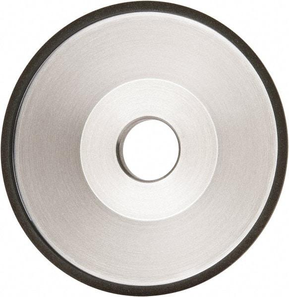 Made in USA - 6" Diam, 1-1/4" Hole Size, 1" Overall Thickness, 150 Grit, Type 12 Tool & Cutter Grinding Wheel - Very Fine Grade, Diamond - Benchmark Tooling
