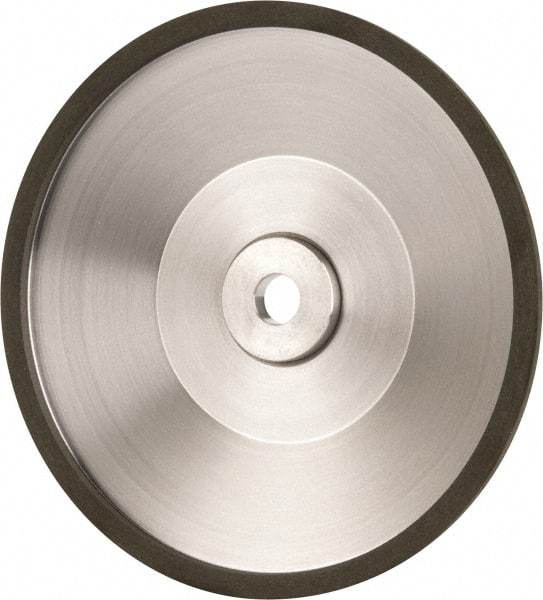 Made in USA - 6" Diam, 1-1/4" Hole Size, 1" Overall Thickness, 150 Grit, Type 12 Tool & Cutter Grinding Wheel - Very Fine Grade, Diamond - Benchmark Tooling