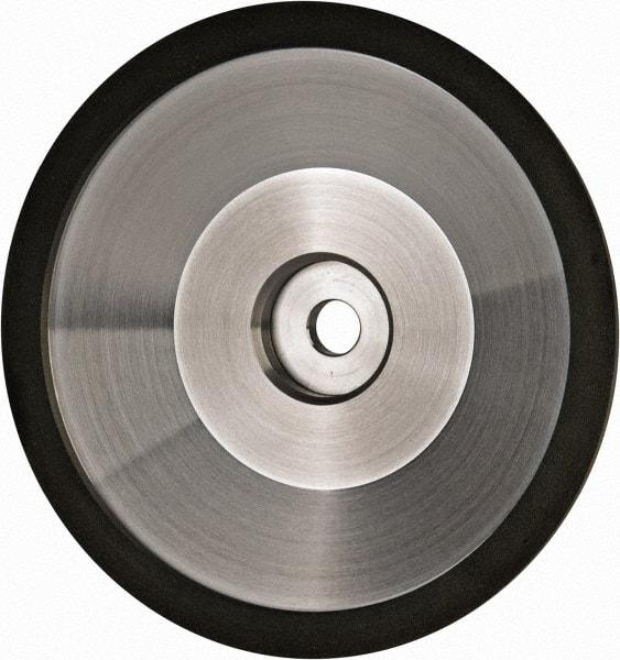 Made in USA - 6" Diam, 1-1/4" Hole Size, 1" Overall Thickness, 150 Grit, Type 12 Tool & Cutter Grinding Wheel - Very Fine Grade, Diamond - Benchmark Tooling