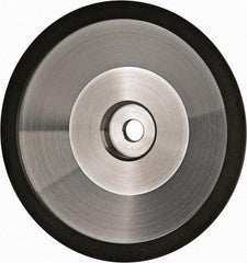 Made in USA - 6" Diam, 1-1/4" Hole Size, 1" Overall Thickness, 150 Grit, Type 12 Tool & Cutter Grinding Wheel - Very Fine Grade, Diamond - Benchmark Tooling
