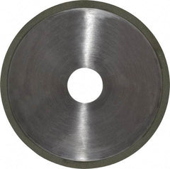Made in USA - 6" Diam x 1-1/4" Hole, 100 Grit Surface Grinding Wheel - Coarse Grade - Benchmark Tooling