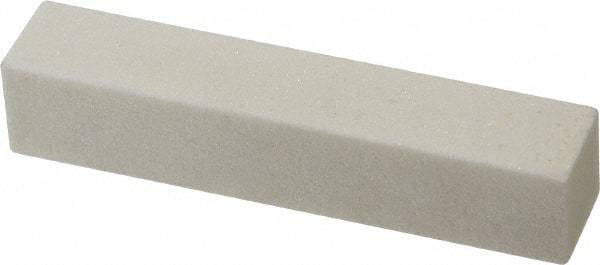 Grier Abrasives - 100 Grit Aluminum Oxide Rectangular Dressing Stick - 4 x 3/4 x 3/4, Coarse Grade, Vitrified Bond - Benchmark Tooling