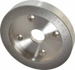 Made in USA - 6" Diam, 1-1/4" Hole Size, 1" Overall Thickness, 150 Grit, Tool & Cutter Grinding Wheel - Medium Grade, Diamond - Benchmark Tooling