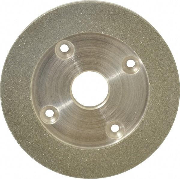 Made in USA - 6" Diam, 1-1/4" Hole Size, 3/4" Overall Thickness, 100 Grit, Tool & Cutter Grinding Wheel - Coarse Grade, Diamond - Benchmark Tooling