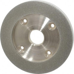 Made in USA - 6" Diam, 1-1/4" Hole Size, 3/4" Overall Thickness, 150 Grit, Tool & Cutter Grinding Wheel - Medium Grade, Diamond - Benchmark Tooling