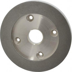 Made in USA - 6" Diam, 1-1/4" Hole Size, 3/4" Overall Thickness, 220 Grit, Tool & Cutter Grinding Wheel - Fine Grade, Diamond - Benchmark Tooling