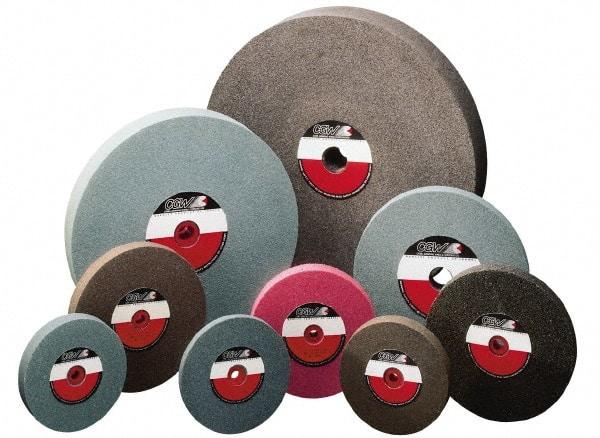 Camel Grinding Wheels - 24 Grit Aluminum Oxide Bench & Pedestal Grinding Wheel - 10" Diam x 1-1/4" Hole x 1-1/2" Thick, 2483 Max RPM, Q Hardness, Very Coarse Grade , Vitrified Bond - Benchmark Tooling