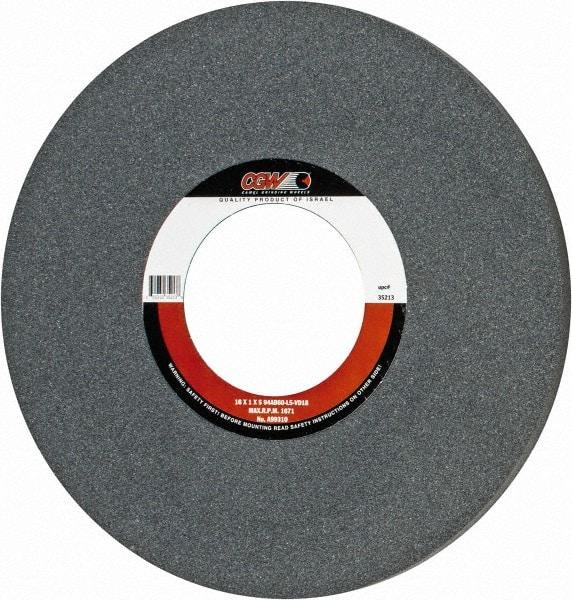 Camel Grinding Wheels - 16" Diam x 5" Hole x 1" Wide Centerless & Cylindrical Grinding Wheel - 60 Grit, Aluminum Oxide, Type 1, Medium Grade, Vitrified Bond, No Recess - Benchmark Tooling