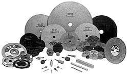 Cratex - 4" Diam 1/4" Hole 54 Grit Fiber Disc - Coarse Grade, Aluminum Oxide - Benchmark Tooling