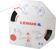 Lenox - 1/2" x 100' x 0.025" Carbon Steel Band Saw Blade Coil Stock - 6 TPI, Toothed Edge, Straight Form, Raker Set, Hard Back, Constant Pitch, Contour Cutting - Benchmark Tooling