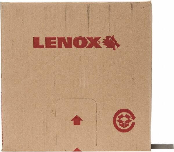 Lenox - 1/2" x 100' x 0.035" Bi-Metal Band Saw Blade Coil Stock - 10 TPI, Toothed Edge, Straight Form, Raker Set, Flexible Back, Constant Pitch, Contour Cutting - Benchmark Tooling