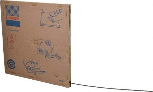 Lenox - 1/4" x 100' x 0.035" Bi-Metal Band Saw Blade Coil Stock - 6 TPI, Toothed Edge, Hook Form, Lenox Set Set, Flexible Back, Constant Pitch, Contour Cutting - Benchmark Tooling