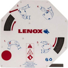 Lenox - 1/2" x 100' x 0.025" Bi-Metal Band Saw Blade Coil Stock - 6 TPI, Toothed Edge, Hook Form, Lenox Set Set, Flexible Back, Constant Pitch, Contour Cutting - Benchmark Tooling