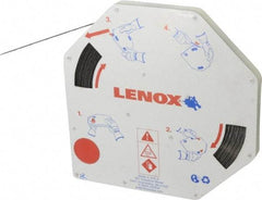 Lenox - 3/8" x 100' x 0.025" Bi-Metal Band Saw Blade Coil Stock - 14 to 18 TPI, Toothed Edge, Wavy Set, Flexible Back, Variable Pitch, Contour Cutting - Benchmark Tooling