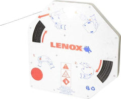 Lenox - 1/2" x 100' x 0.025" Bi-Metal Band Saw Blade Coil Stock - 6 to 10 TPI, Toothed Edge, Modified Raker Set, Flexible Back, Variable Pitch, Contour Cutting - Benchmark Tooling