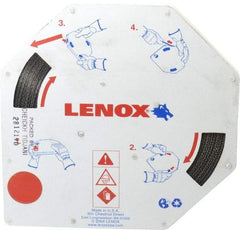 Lenox - 1/2" x 100' x 0.025" Bi-Metal Band Saw Blade Coil Stock - 8 to 12 TPI, Toothed Edge, Modified Raker Set, Flexible Back, Variable Pitch, Contour Cutting - Benchmark Tooling
