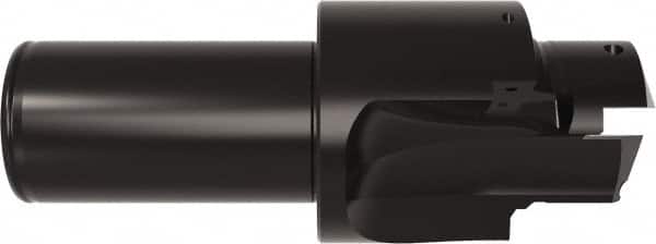 Allied Machine and Engineering - AND10050, MS 33649, SAE AS5202 Standard, 1-5/8-12, 20 Tube Dash Number, 60° Porting Angle, 1.648" Pilot Diam, 1-1/2" Shank Diam, Indexable Spade Blade Insert Porting Tool - 2 Porting Inserts, 5-7/8" Overall Length - Benchmark Tooling