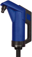 Tuthill - 3/4" Outlet, Polypropylene Hand Operated Piston Pump - 11 oz per Stroke, 22" OAL, For Diesel Exhaust Fluid - Benchmark Tooling