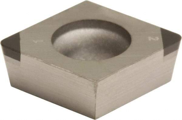 Sumitomo - 2NU-CPGA32.51 Grade BN700 PCBN Turning Insert - Uncoated, 80° Diamond, 3/8" Inscr Circle, 5/32" Thick, 1/64" Corner Radius - Benchmark Tooling