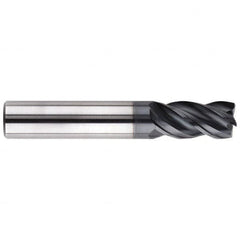 SGS - 10mm, 4 Flute, Single End, Solid Carbide, 0.5mm Corner Radius End Mill - 72mm OAL, Right Hand Flute, 22mm LOC, Right Hand Cut - Benchmark Tooling