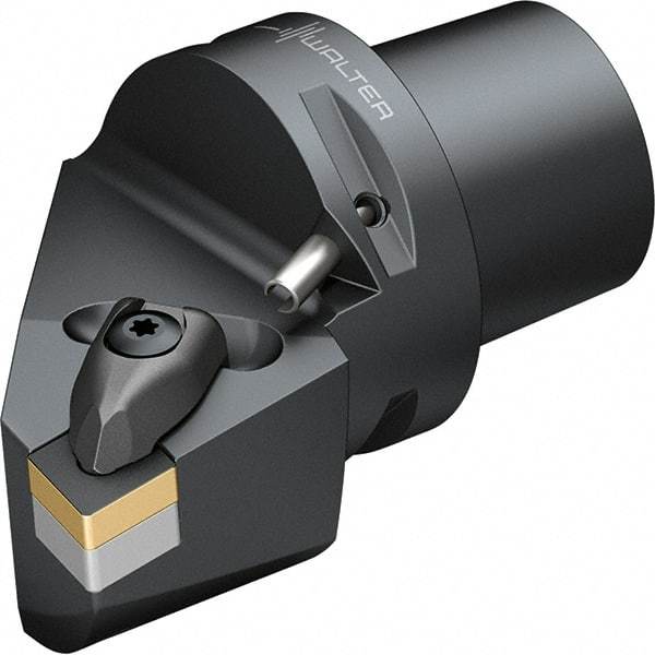 Walter - 95° Lead Angle, Indexable Turning Toolholder - 128mm OAL, Series DCLN-CAPTO-AUSSEN - Benchmark Tooling