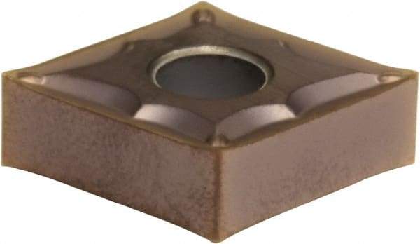 Sumitomo - CNMG431 ESU Grade AC510U Carbide Turning Insert - TiAlN/AlCrN Finish, 80° Diamond, 1/2" Inscr Circle, 3/16" Thick, 1/64" Corner Radius - Benchmark Tooling