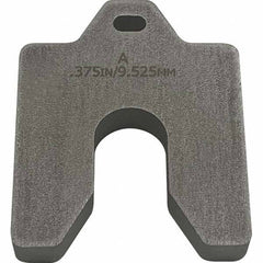 Maudlin Products - Metal Shim Stock Type: Slotted Shim Material: Stainless Steel - Benchmark Tooling