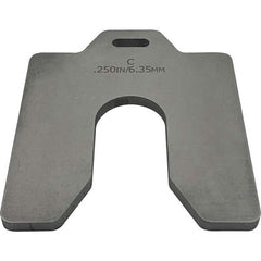 Maudlin Products - Metal Shim Stock Type: Slotted Shim Material: Stainless Steel - Benchmark Tooling