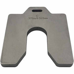 Maudlin Products - Metal Shim Stock Type: Slotted Shim Material: Stainless Steel - Benchmark Tooling