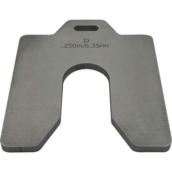 Maudlin Products - Metal Shim Stock Type: Slotted Shim Material: Stainless Steel - Benchmark Tooling