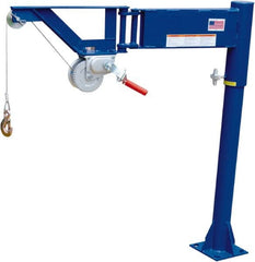 Vestil - 400 Lb Load Capacity, Steel Jib Crane - 3' 13/16" Span - Benchmark Tooling