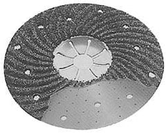 Value Collection - 7" Diam, 7/8" Hole, 100 Grit Silicon Carbide Fiber Disc - Benchmark Tooling