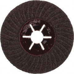 Value Collection - 5" Diam 7/8" Hole 36 Grit Fiber Disc - Very Coarse Grade, Aluminum Oxide, 12,000 Max RPM - Benchmark Tooling
