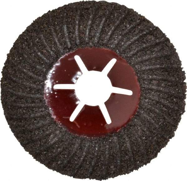 Value Collection - 4-1/2" Diam 7/8" Hole 24 Grit Fiber Disc - Very Coarse Grade, Silicon Carbide, 12,000 Max RPM - Benchmark Tooling