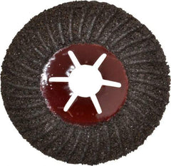 Value Collection - 4-1/2" Diam 7/8" Hole 24 Grit Fiber Disc - Very Coarse Grade, Silicon Carbide, 12,000 Max RPM - Benchmark Tooling