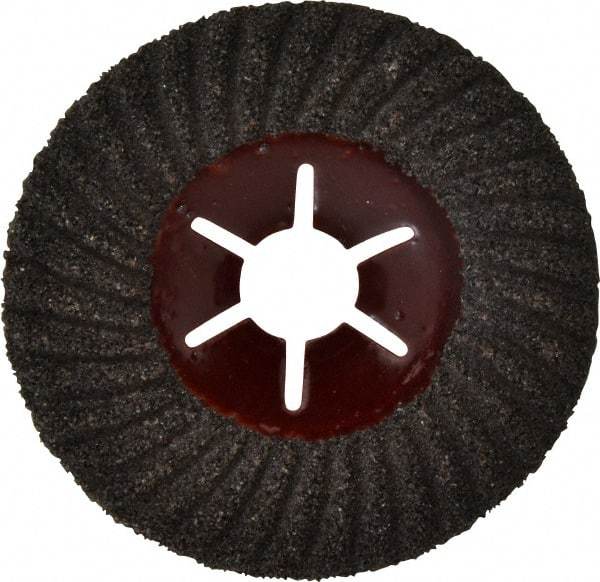 Value Collection - 4-1/2" Diam 7/8" Hole 36 Grit Fiber Disc - Very Coarse Grade, Silicon Carbide, 13,300 Max RPM - Benchmark Tooling